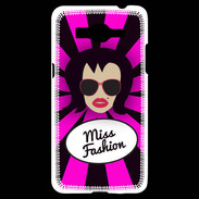 Coque Samsung Grand Prime 4G Miss Fashion Brune