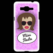 Coque Samsung Grand Prime 4G Miss Fiesta Chatain