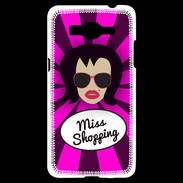 Coque Samsung Grand Prime 4G Miss Shopping Brune