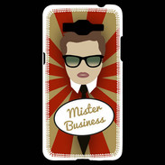 Coque Samsung Grand Prime 4G Mister Business Chatain