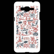 Coque Samsung Grand Prime 4G Adishatz All Over Rugby YM