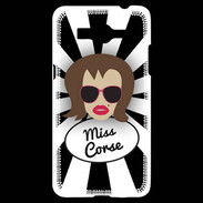 Coque Samsung Grand Prime 4G Miss Corse Chatain