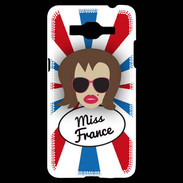 Coque Samsung Grand Prime 4G Miss France Chatain