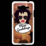 Coque Samsung Grand Prime 4G Miss Guadeloupe Brune