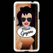 Coque Samsung Grand Prime 4G Miss Guyane Brune