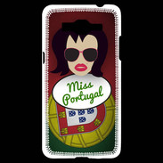 Coque Samsung Grand Prime 4G Miss Portugal Brune
