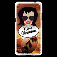 Coque Samsung Grand Prime 4G Miss Réunion Brune