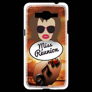 Coque Samsung Grand Prime 4G Miss Réunion Chatain