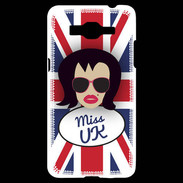 Coque Samsung Grand Prime 4G Miss UK Brune