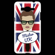 Coque Samsung Grand Prime 4G Mister UK Chatain