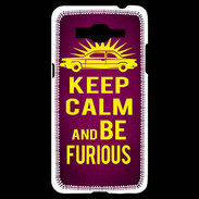 Coque Samsung Grand Prime 4G Keep Calm and Be Furious Rose