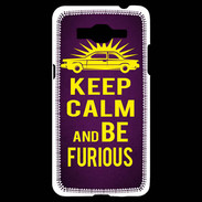 Coque Samsung Grand Prime 4G Keep Calm and Be Furious Violet