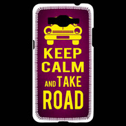 Coque Samsung Grand Prime 4G Keep Calm and Take o road 2 Rose