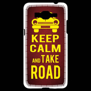 Coque Samsung Grand Prime 4G Keep Calm and Take o road 2 Rouge