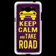 Coque Samsung Grand Prime 4G Keep Calm and Take o road 2 Violet