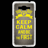 Coque Samsung Grand Prime 4G Keep Calm and Be the First Gris