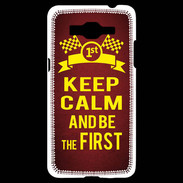 Coque Samsung Grand Prime 4G Keep Calm and Be the First Rouge