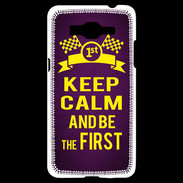 Coque Samsung Grand Prime 4G Keep Calm and Be the First Violet