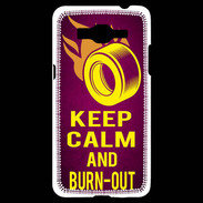 Coque Samsung Grand Prime 4G Keep Calm and Burn Out Rose