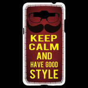 Coque Samsung Grand Prime 4G Keep Calm and Have a good Style Rouge