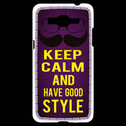 Coque Samsung Grand Prime 4G Keep Calm and Have a good Style Violet
