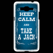 Coque Samsung Grand Prime 4G Keep Calm and Take Jack Bleu