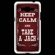 Coque Samsung Grand Prime 4G Keep Calm and Take Jack Rouge