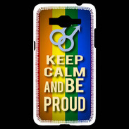 Coque Samsung Grand Prime 4G Keep Calm and Be Proud mens Gay