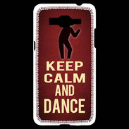 Coque Samsung Grand Prime 4G Keep Calm and Dance Rouge