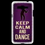 Coque Samsung Grand Prime 4G Keep Calm and Dance Violet