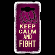 Coque Samsung Grand Prime 4G Keep Calm and Fight Rose