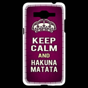 Coque Samsung Grand Prime 4G Keep Calm and Hakuna Matata rose