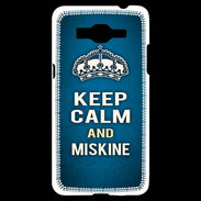 Coque Samsung Grand Prime 4G Keep Calm and Miskine Bleu
