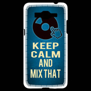 Coque Samsung Grand Prime 4G Keep Calm and Mix that Bleu