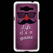 Coque Samsung Grand Prime 4G Life It's a game Rose ZG