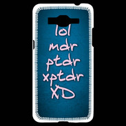 Coque Samsung Grand Prime 4G LOL MDR bleu ZG