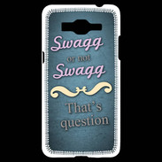 Coque Samsung Grand Prime 4G Swag or Not bleu ZG