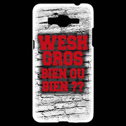 Coque Samsung Grand Prime 4G Wesh Gros Rouge
