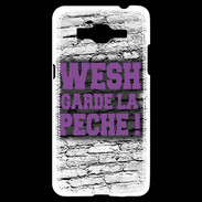 Coque Samsung Grand Prime 4G Wesh garde la pèche Violet
