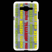 Coque Samsung Grand Prime 4G Wesh Vert Jaune