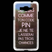 Coque Samsung Grand Prime 4G Code pin rose ZG