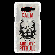 Coque Samsung Grand Prime 4G Keep calm pitbull 1 ZG