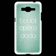 Coque Samsung Grand Prime 4G Boulot Apéro Dodo Vert ZG