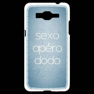 Coque Samsung Grand Prime 4G Sexo Apéro Dodo Bleu ZG