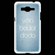 Coque Samsung Grand Prime 4G Vélo Boulot Dodo Bleu ZG