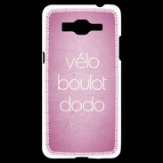Coque Samsung Grand Prime 4G Vélo Boulot Dodo Rose ZG