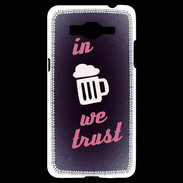 Coque Samsung Grand Prime 4G In Beer We trust Rouge ZG