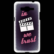 Coque Samsung Grand Prime 4G In Ciné We Trust Rouge ZG