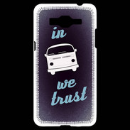 Coque Samsung Grand Prime 4G In Combi We trust Bleu ZG