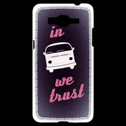 Coque Samsung Grand Prime 4G In Combi We trust Rouge ZG